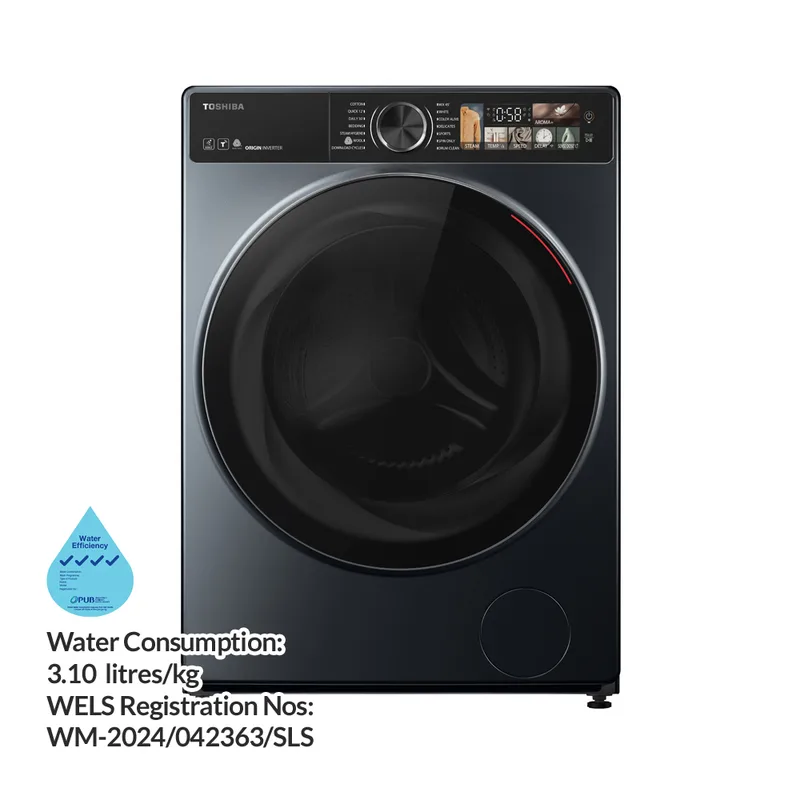 Toshiba TW-T25BZU105MWS(MG) 9.5KG Front Load Washer