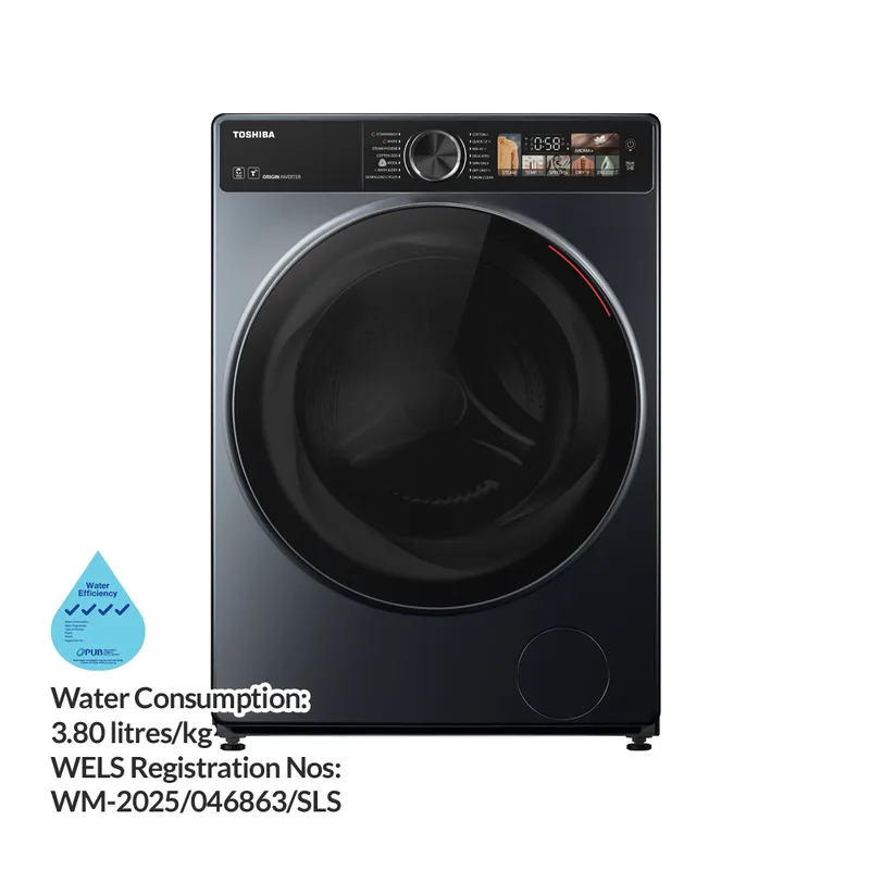 Toshiba TWD-T25BZP140MWS(MG) 13/8KG Front Load Washer Dryer