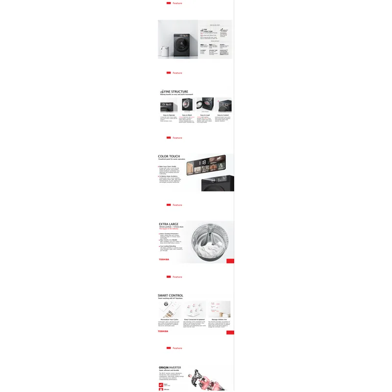 Toshiba TWD-T25BZU105MWS(MG) 9.5/7KG Front Load Washer Dryer