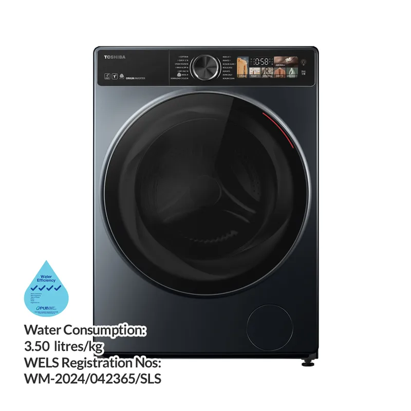 Toshiba TWD-T25BZU115MWS(MG) 10.5/7KG Front Load Washer Dryer