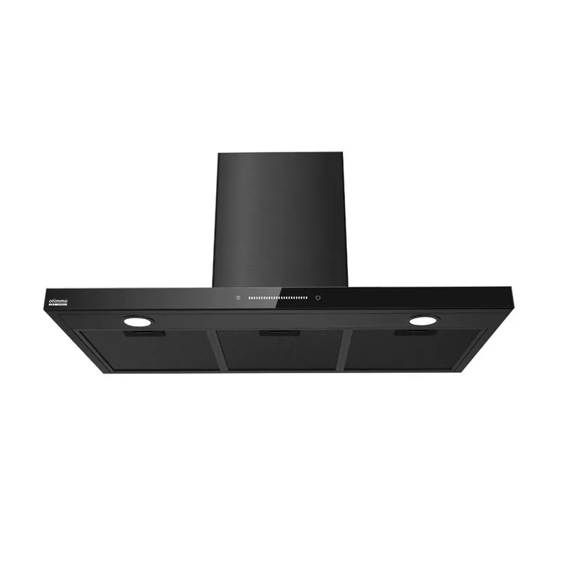 EuropAce ECH9128A 90cm 1200m³/h T-Shape Chimney Hood (Black)