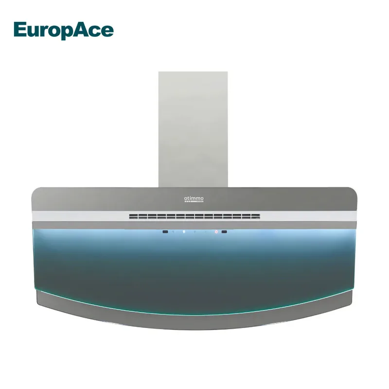 EuropAce ECH9198EBK 90cm 1400m³/h Designer Chimney Hood (Cool Breeze)