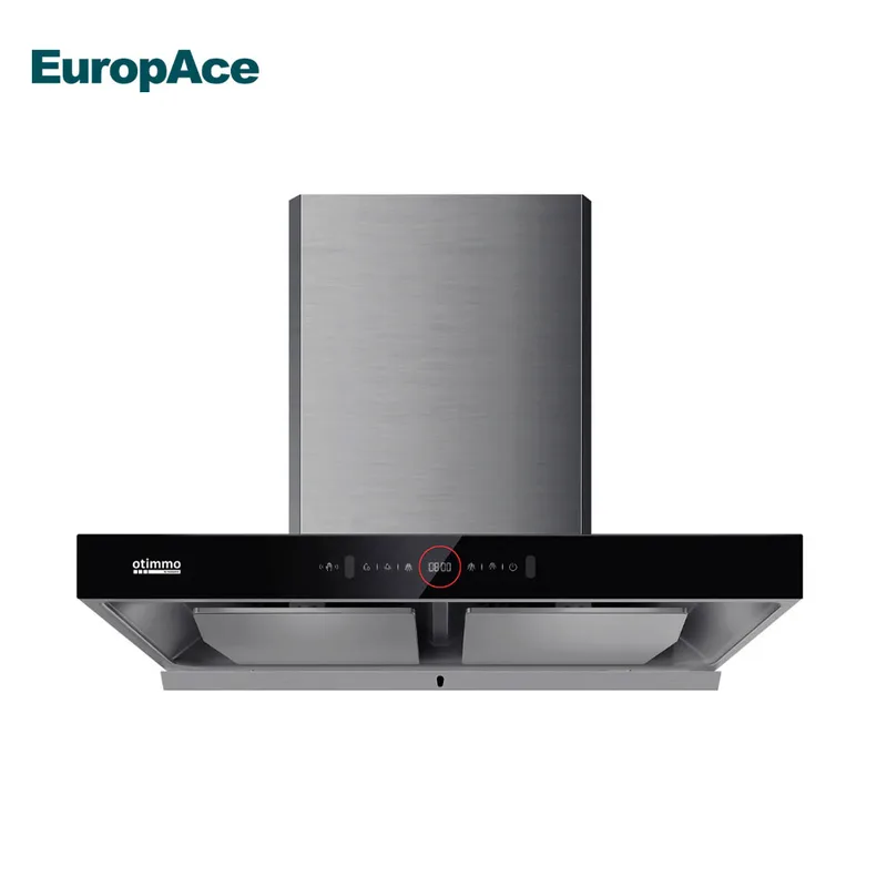 EuropAce ECH9208EBK 90cm 2000m³/h T-Shaped Chimney Hood