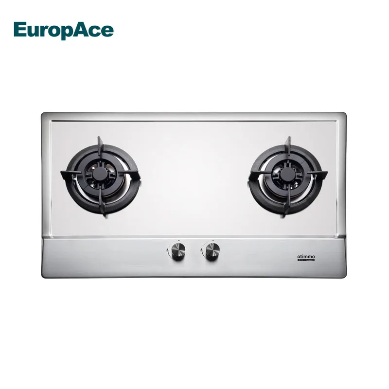 EuropAce EBH3280ETG 80cm Built-In Stainless Steel Gas Hob