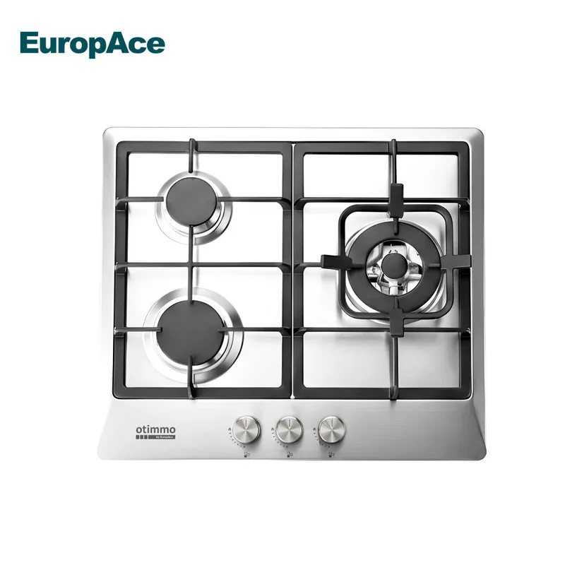 EuropAce EBH3360E 60cm Built-In Stainless Steel Gas Hob