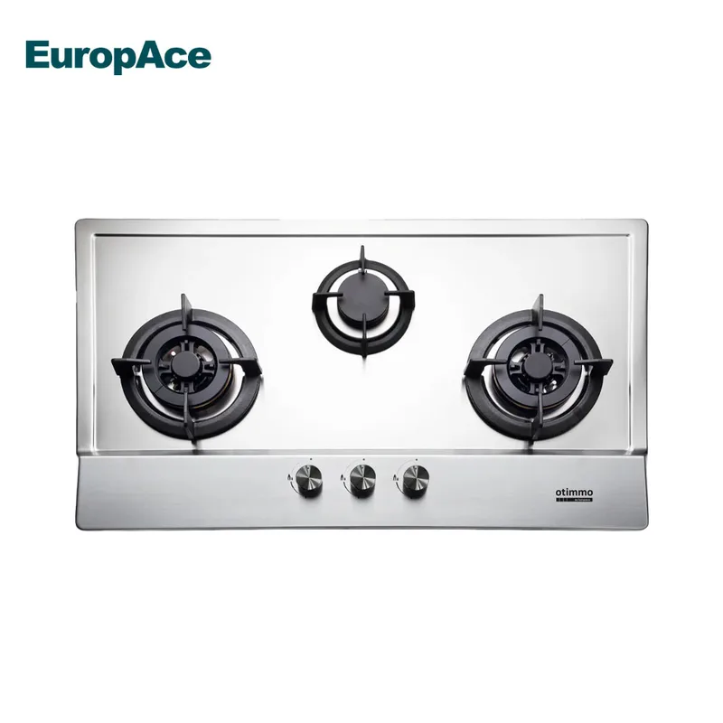 EuropAce EBH3391U 90cm Built-In Stainless Steel Gas Hob