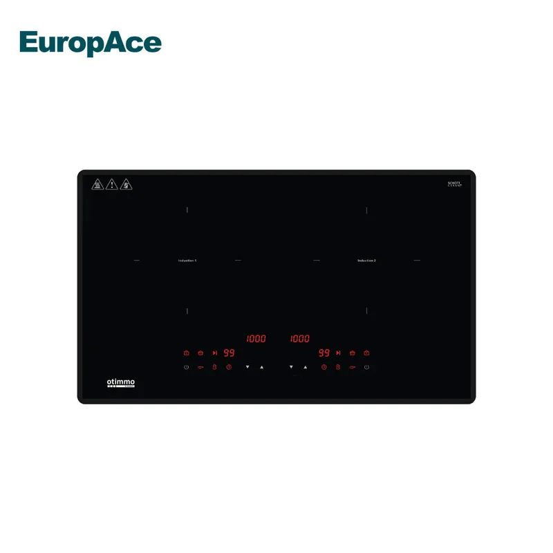 EuropAce EIH8732EBK 8 Series 73cm Induction Hob with Magnetic Knob