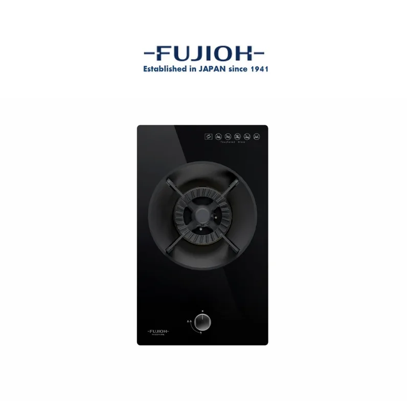 Fujioh FH-GS2515-SVGL Domino Glass Gas Hob (1 Burner)