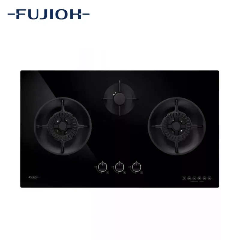 Fujioh FH-GS6530-SVGL 3 Burner Glass Gas Hob