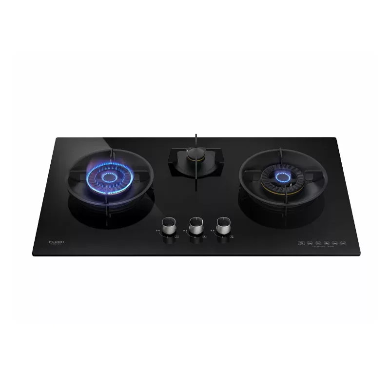 Fujioh FH-GS6530-SVGL 3 Burner Glass Gas Hob