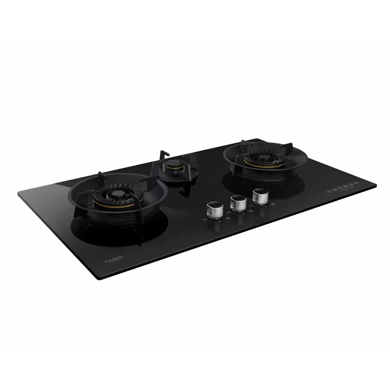 Fujioh FH-GS6530-SVGL 3 Burner Glass Gas Hob