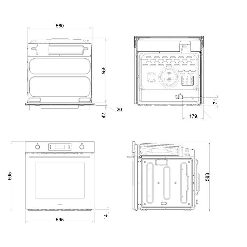 Fujioh FV-EL61 Built-in Oven