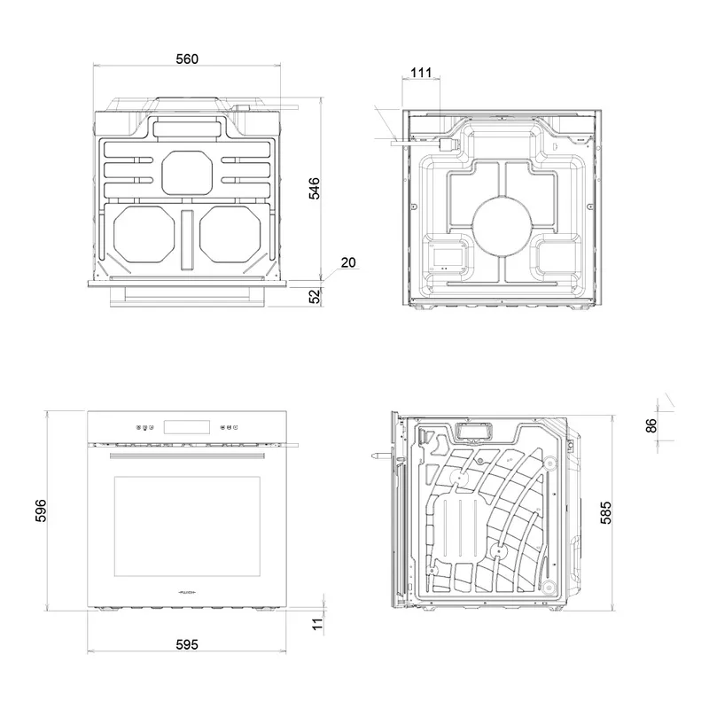 Fujioh FV-EL63 Built-in Oven