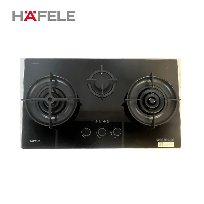 Hafele 538.01.804/805 3-Zone Glass Gas Hob