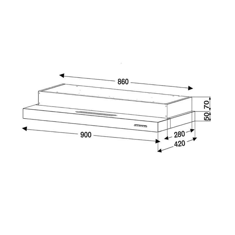 Hafele H422.9.3 Integrated Hood