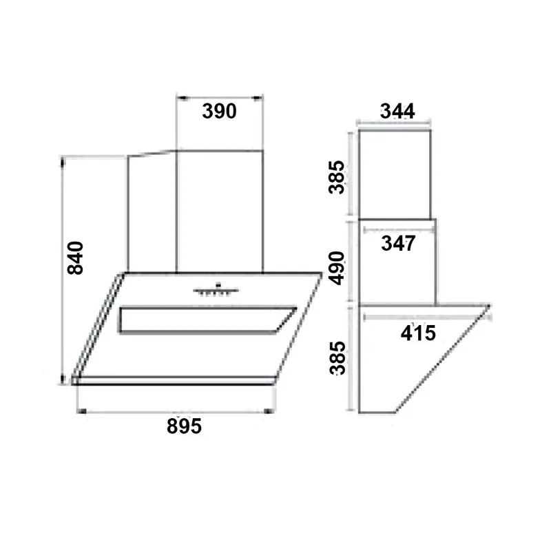 Hafele HH-D90A Designer Hood