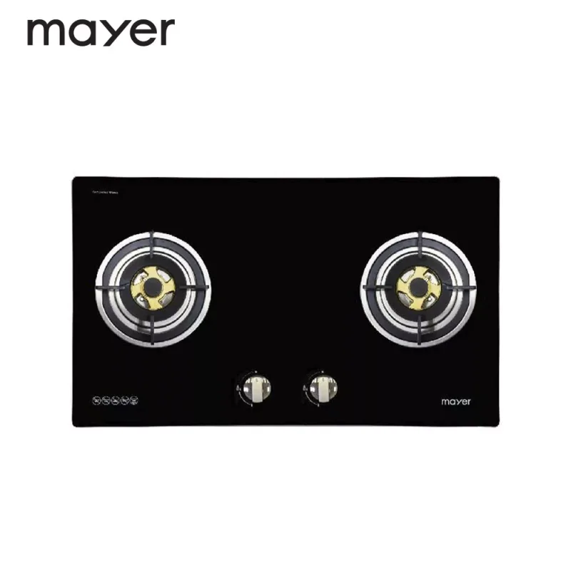 Mayer MMGH772HI 78cm 2 Burner Glass Gas Hob