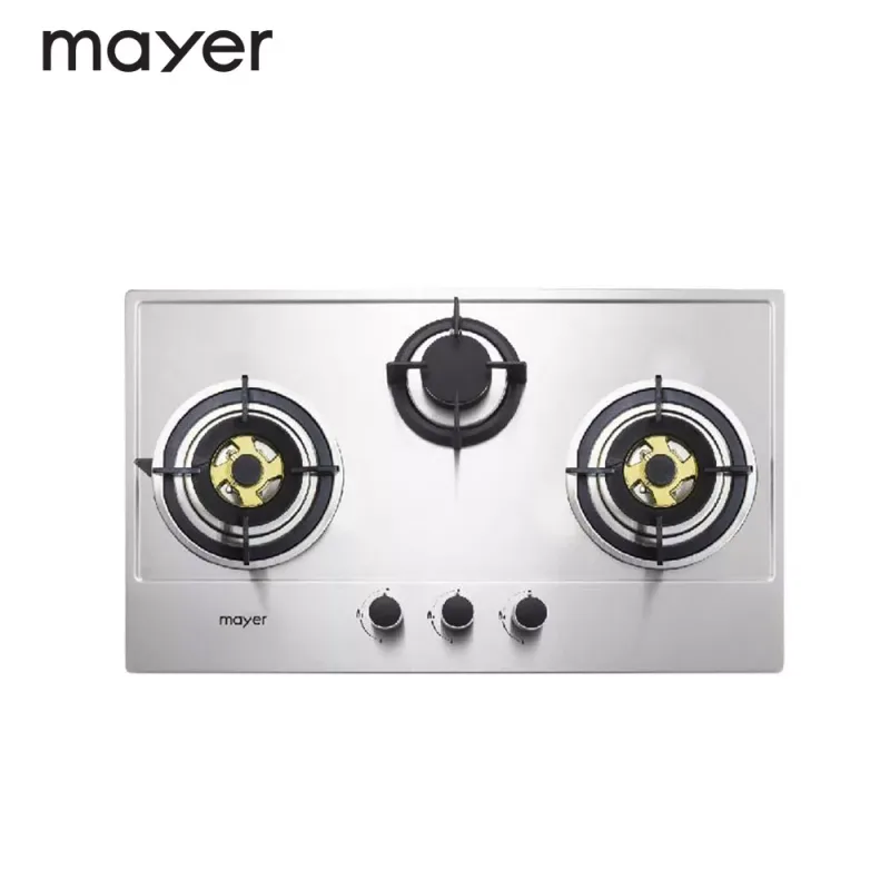 Mayer MMSS773HI 75cm 3 Burner Stainless Steel Gas Hob