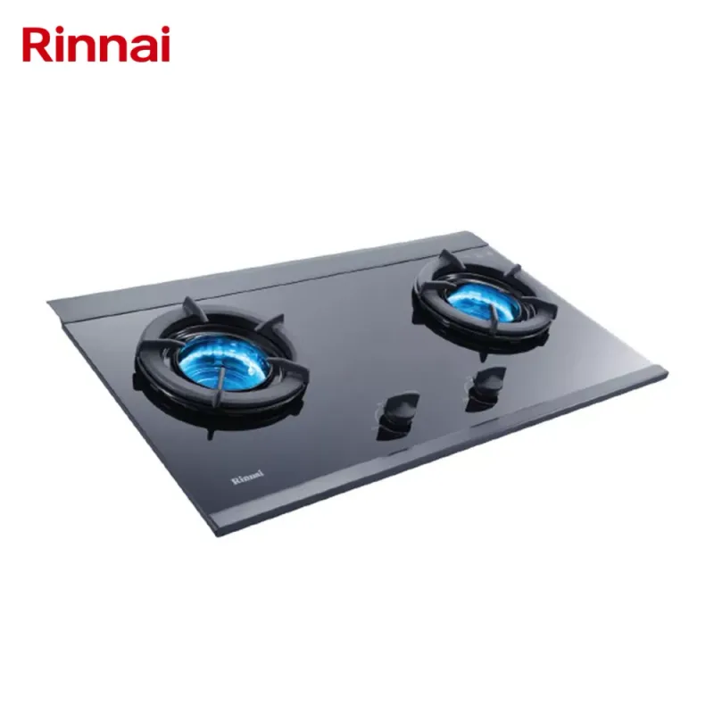 Rinnai RB-2GI 78cm 2-Burner Inner-Flame Glass Hob