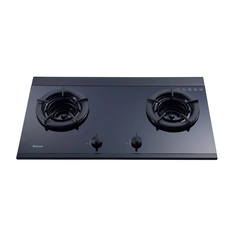 Rinnai RB-2GI 78cm 2-Burner Inner-Flame Glass Hob
