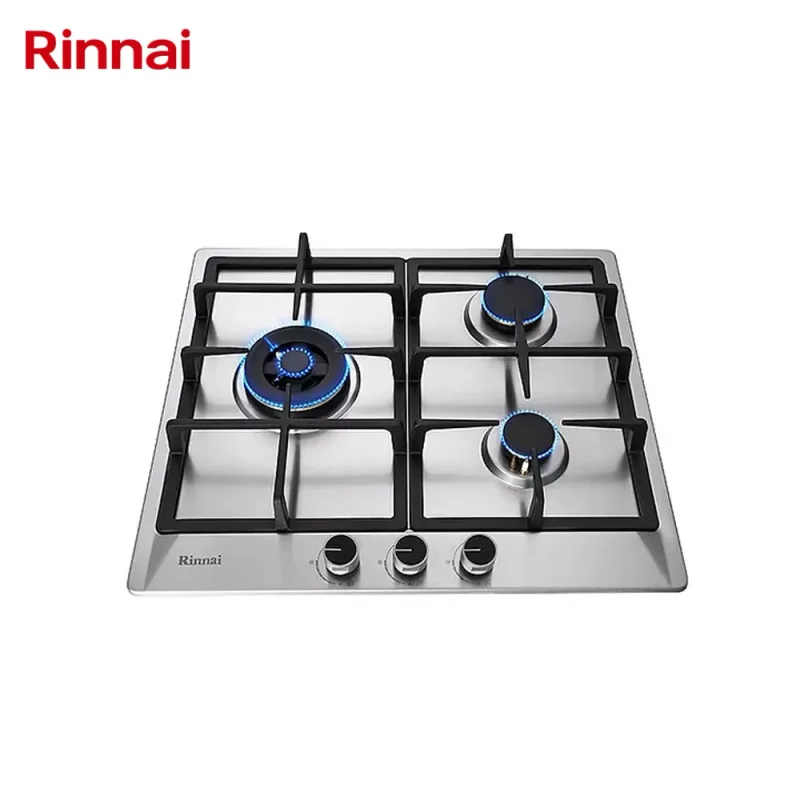 Rinnai RB-63SSV-DL 58cm 3-Burner Compact Gas Hob