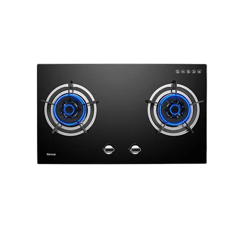 Rinnai RB-782G 78cm 2-Burner Glass Gas Hob
