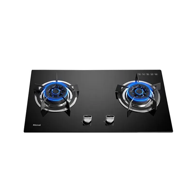 Rinnai RB-782G 78cm 2-Burner Glass Gas Hob