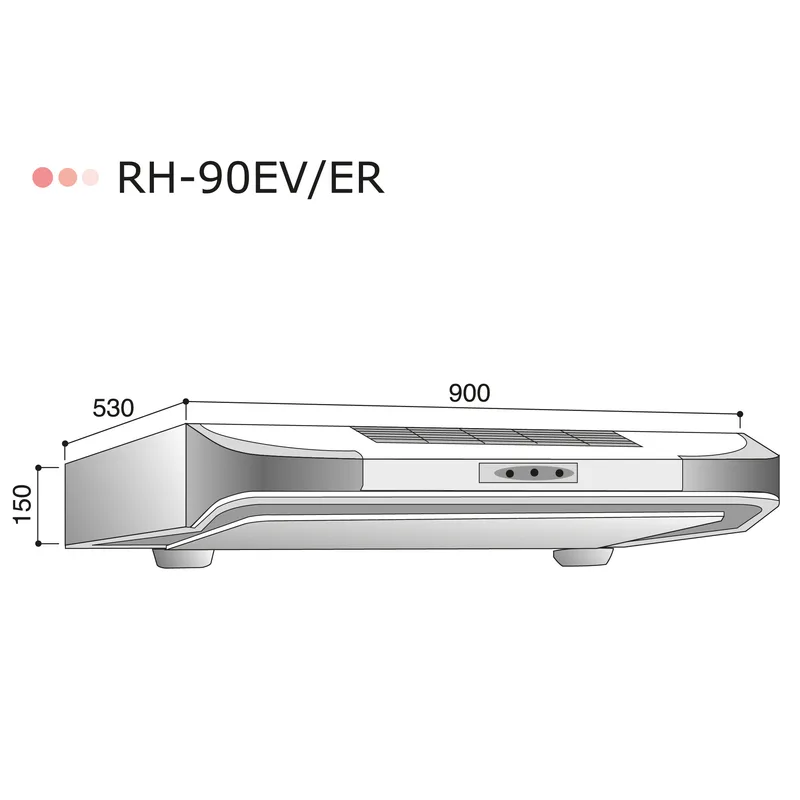 Rinnai RH90ERI Slim Cooker Hood