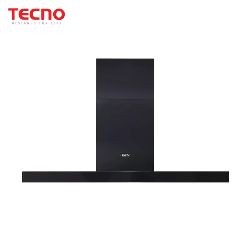 Tecno KA-2238BK Matte Black Chimney Cooker Hood