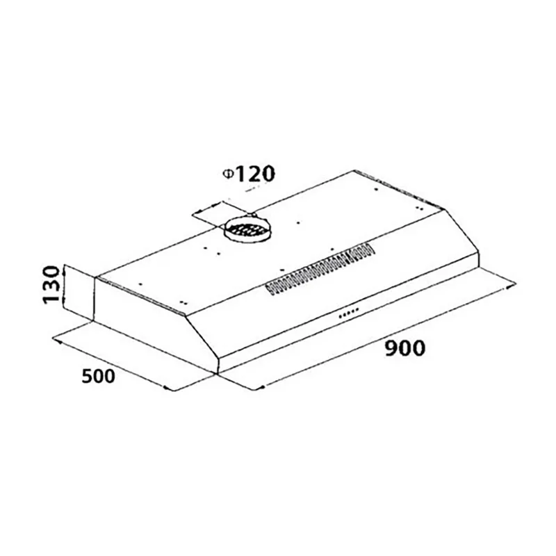 Tecno KA-298 90cm Slim Line Cooker Hood