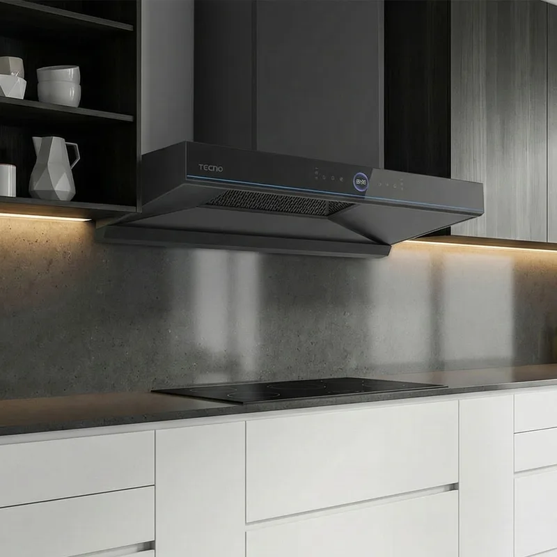 Tecno KD-9088 90cm Ultra-High Suction Chimney Hood with Auto Clean