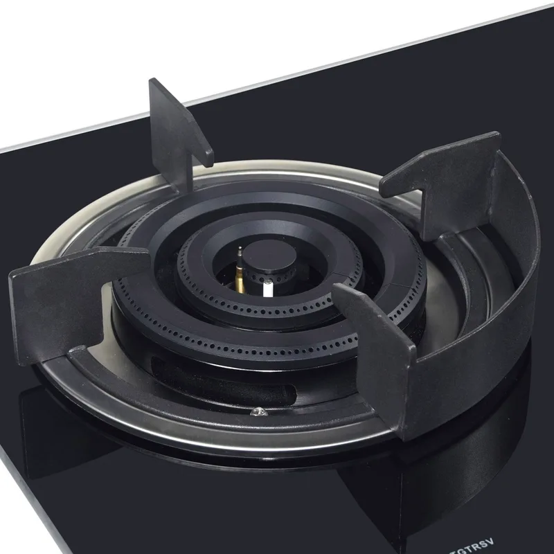 Tecno T-278TGTRSV 2-Burner 78cm Glass Cooker Hob with True Triple Ring Burners