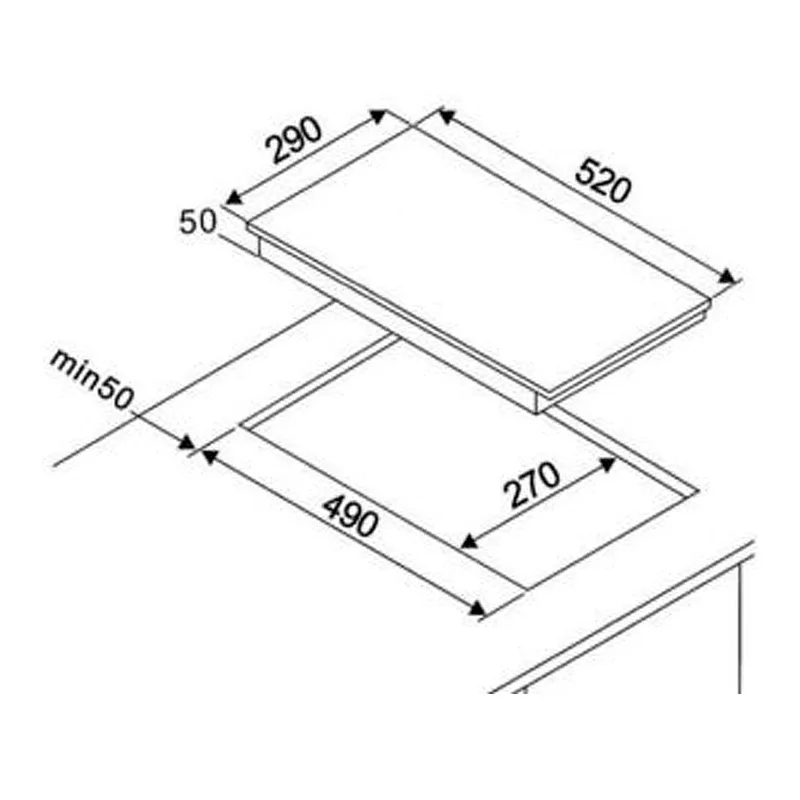 Tecno TA-303VC 30cm Vitro-Ceramic Cooker Hob
