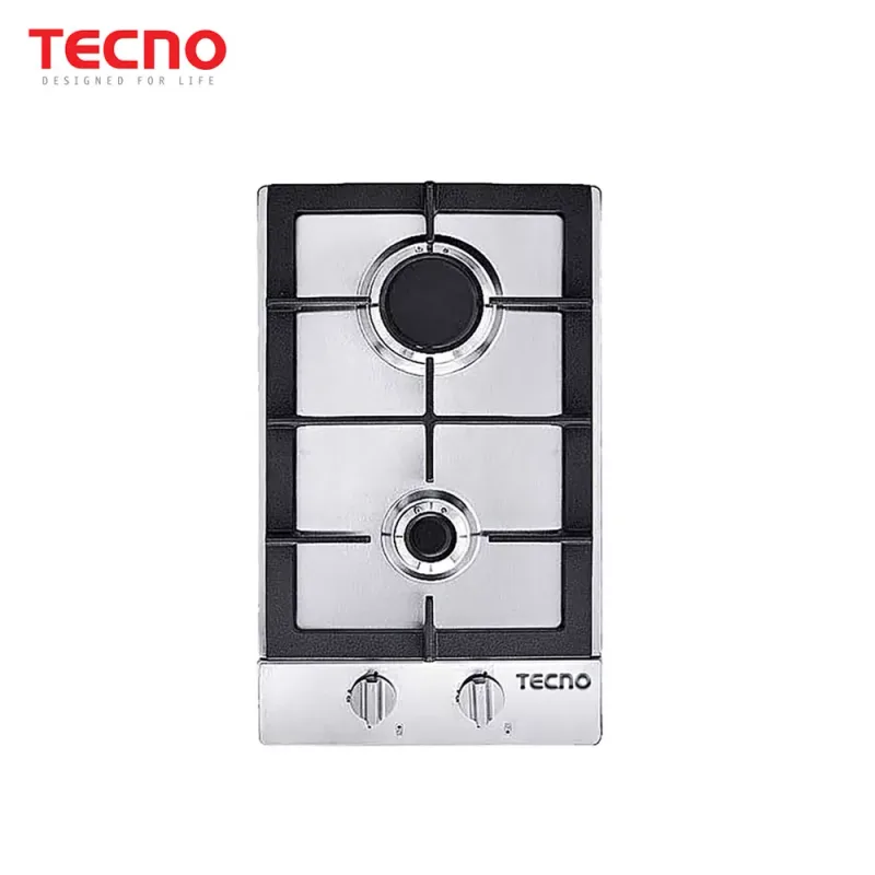 Tecno TA-322TRSV 2-Burner 30cm Stainless Steel Domino Cooker Hob