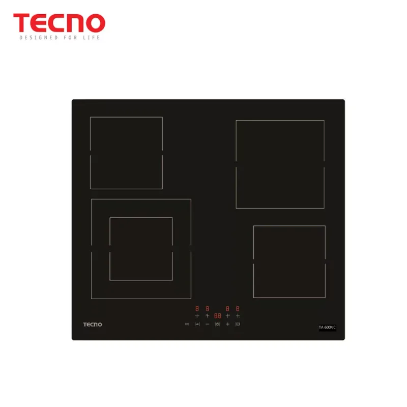 Tecno TA-600VC 4-Burner 60cm Vitro-Ceramic Hob