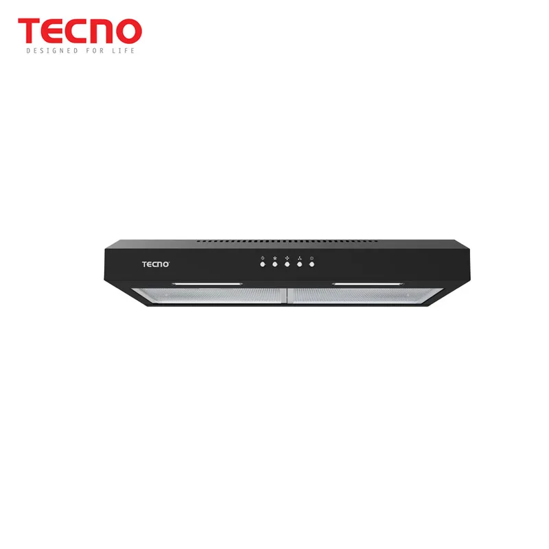 Tecno TCH-6011TL-BK 60cm Full Matte Black Ultra Slim Hood