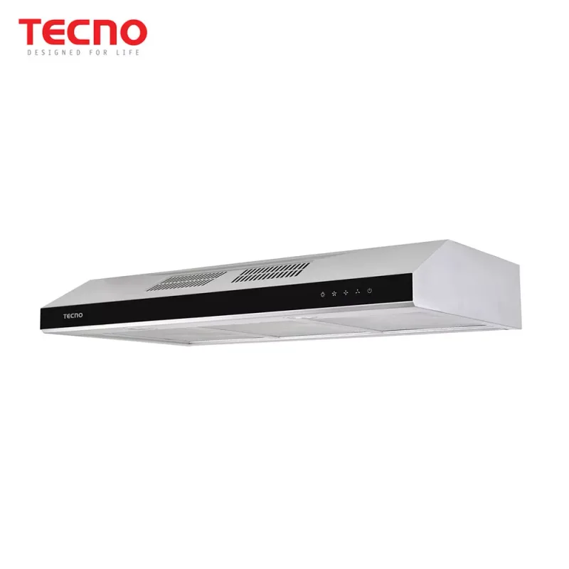 Tecno TCH-908SS Slim Line Designer Cooker Hood with Maxi-Flow Motor