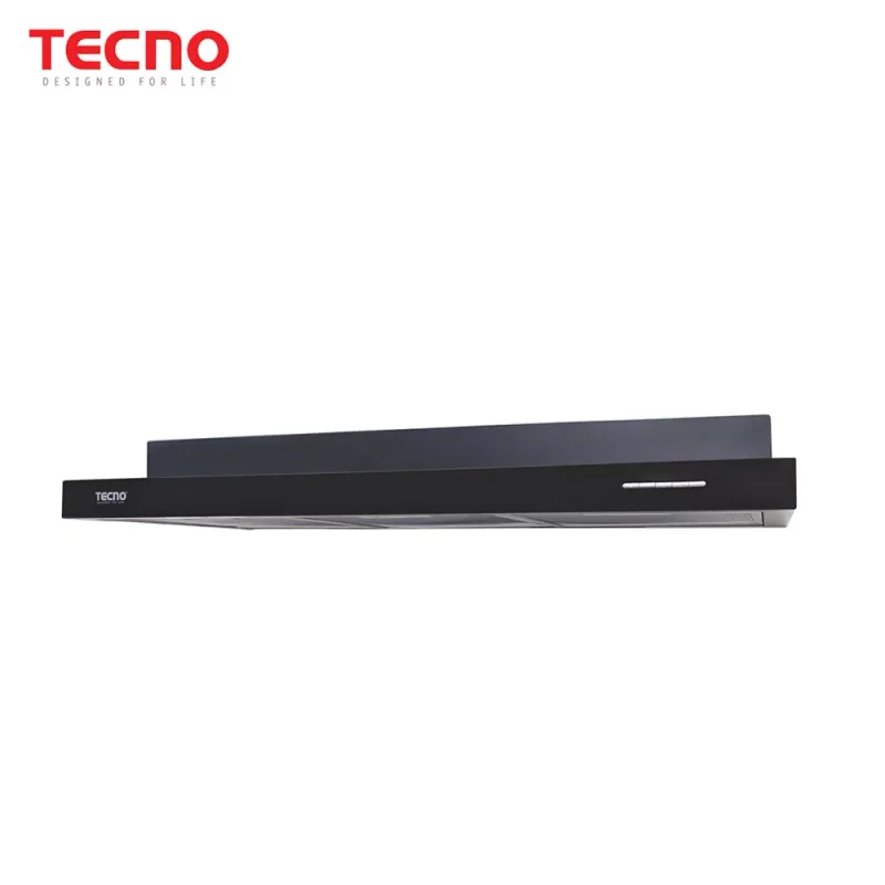 Tecno TH-978TL-BK Slim Line Cooker Hood (Full Black)