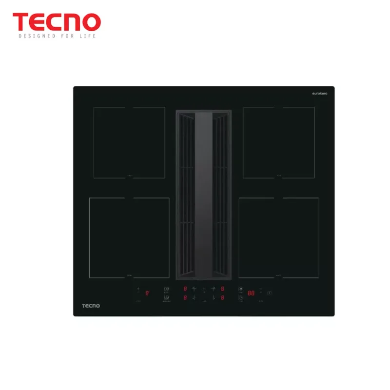 Tecno TIR-6040-FL 60cm Integrated Induction Hob with Hood