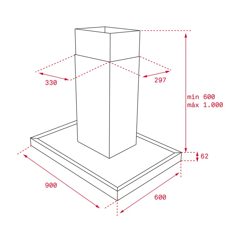 Teka DH2-ISLA-985 90cm Island Hood