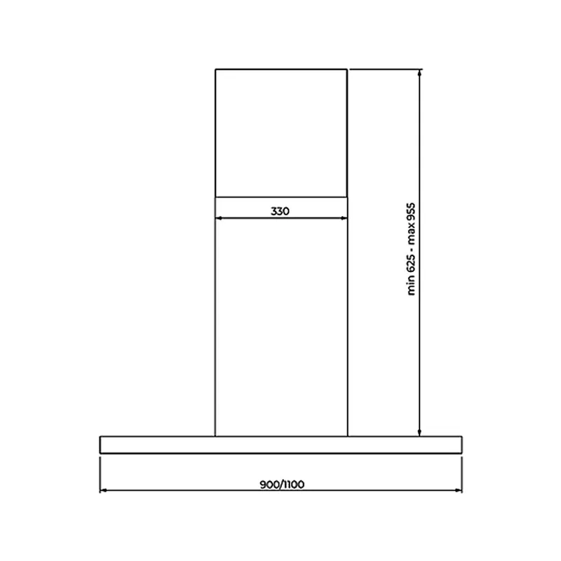 Teka DHP-98760 SOS 90cm Smart Chimney Hood