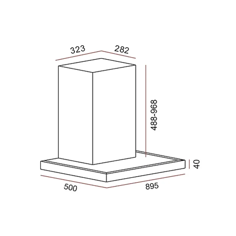 Teka DSI-90-AD-SS 90cm Chimney Hood