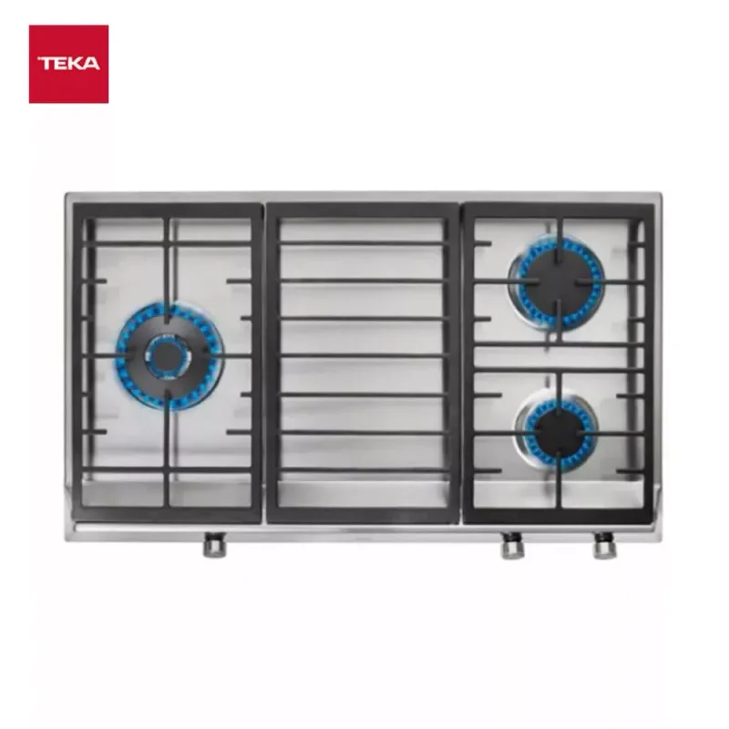 Teka EX-90.1-3G 86cm 3-Burner Stainless Steel Gas Hob