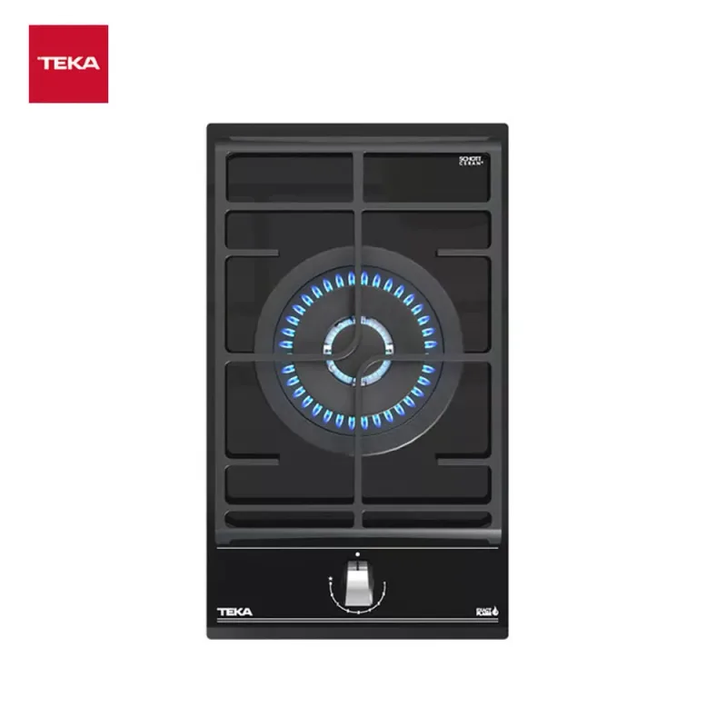 Teka GZC-31330 30cm 1 Burner Glass Gas Hob - VarioPro Series