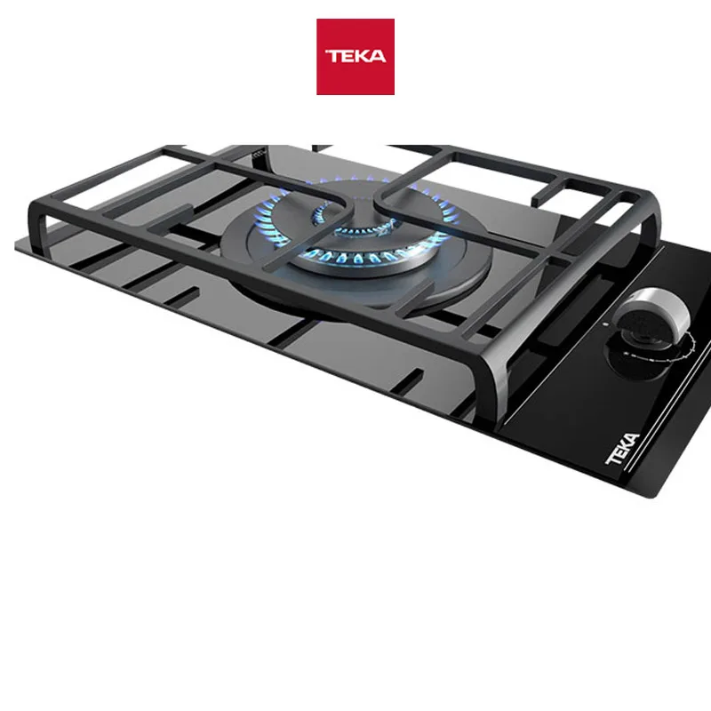 Teka GZC-31330 30cm 1 Burner Glass Gas Hob - VarioPro Series