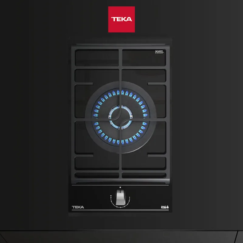 Teka GZC-31330 30cm 1 Burner Glass Gas Hob - VarioPro Series
