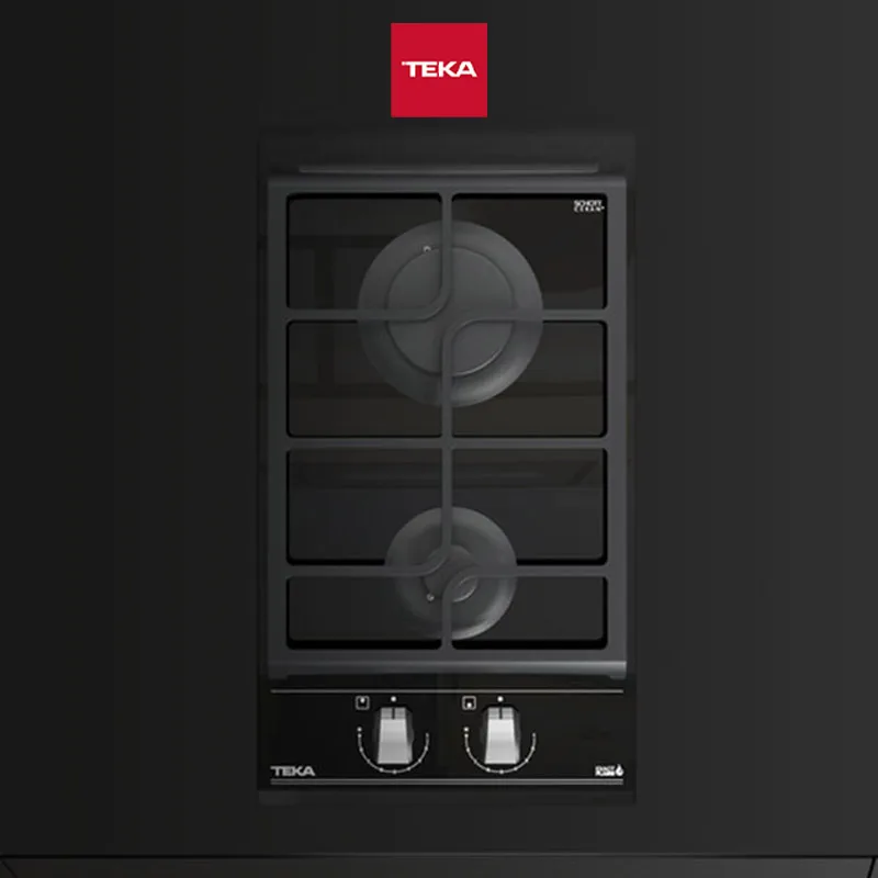 Teka GZC-32300 30cm 2 Burner Glass Gas Hob - VarioPro Series