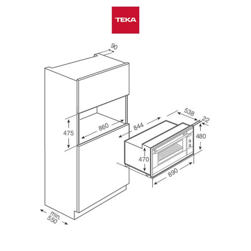 Teka HLF-940 77L Built-in Oven