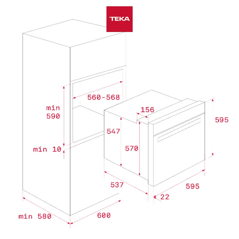Teka STEAKMASTER 71L Built-in Oven