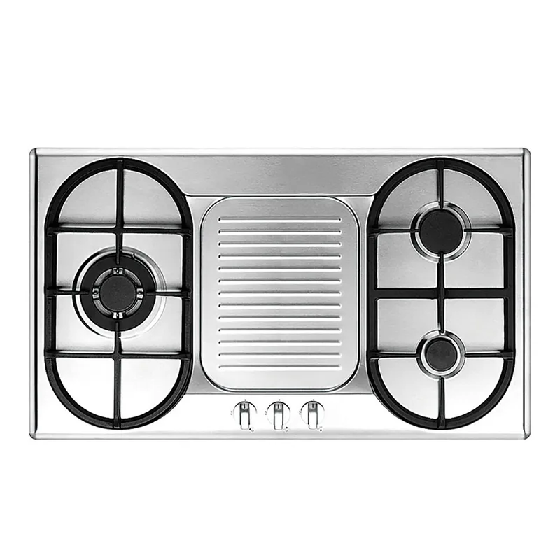 Uno UP9803TRSV 90cm 3-Burner Built-In Hob